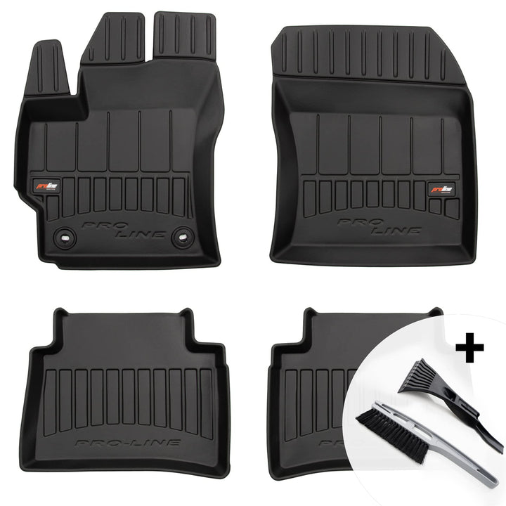 moto-MOLTICO 3D Gummimatten Auto Fussmatten Gummi Automatten 4-teilig Set - passend für Toyota Corol
