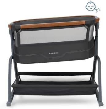 Maxi-Cosi Iora Plus Baby Stubenbett, 0-6M (9 kg), Klappbares und Leichtes Beistellbett Baby, Schauke