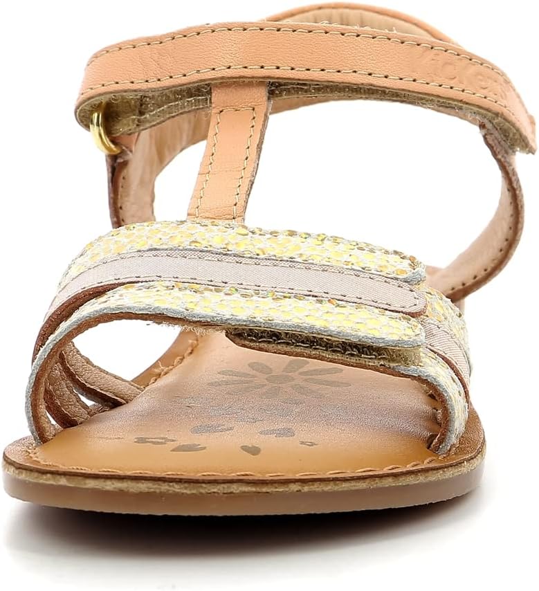 Kickers Mädchen DiamantoSandale 24 EU Nude Metallise, 24 EU Nude Metallise