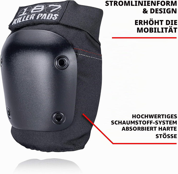 187 Fly Knee Pads Black-XS