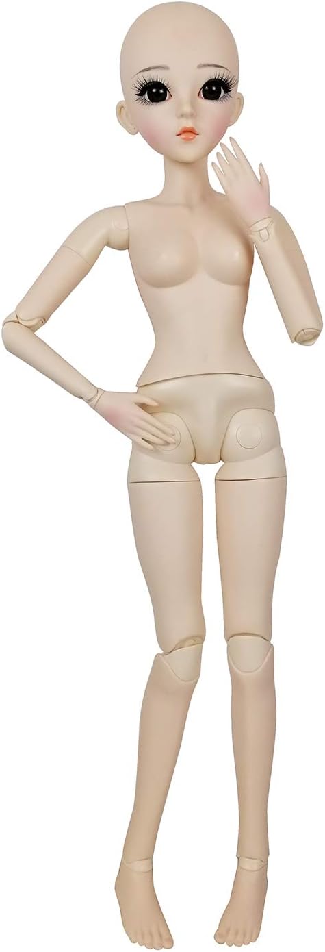 Eva BJD Massgeschneiderte 1/3 BJD Puppe 56cm 22inch DIY Kugelgelenk Puppen Nackte Gelenkpuppen