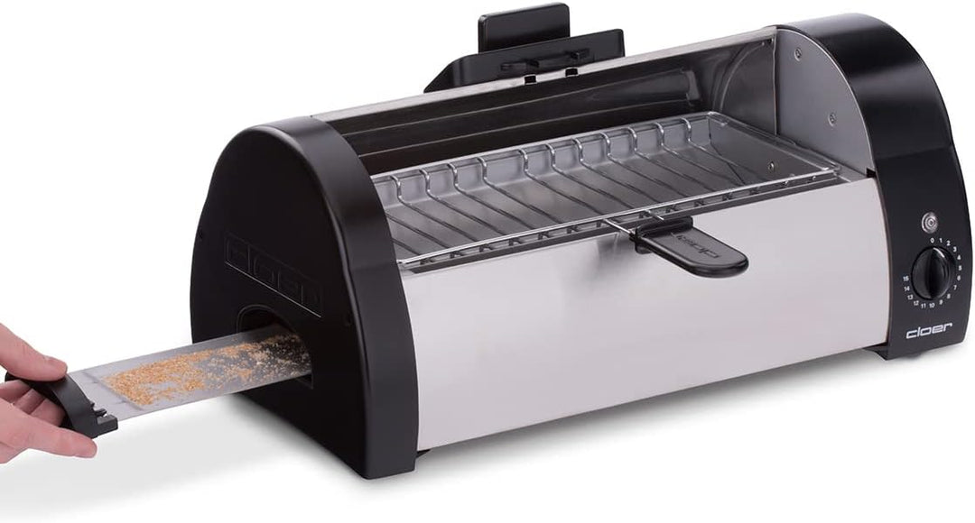 Cloer 3080 Brötchenbäcker zum Aufbacken von Brötchen, Kuchen oder Hefeteilchen 570 W, mattiertes, Ma