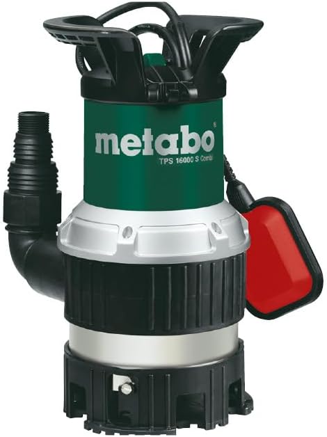Metabo Kombi-Tauchpumpe TPS 16000 S Combi (0251600000) Karton, Nennaufnahmeleistung: 970 W, Max. För