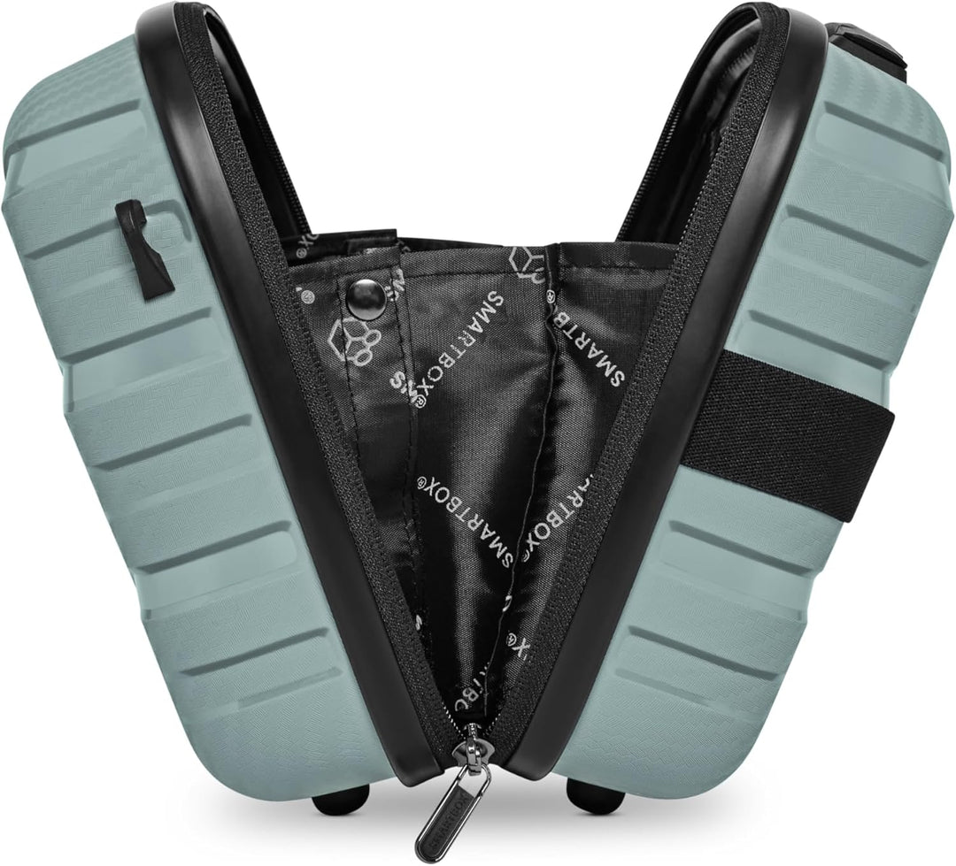 SMARTBOX Beauty Case Hartschale Aufsteckfunktion Schultergurt | 34 x 17 x 27 cm, 14 Liter, Polypropy