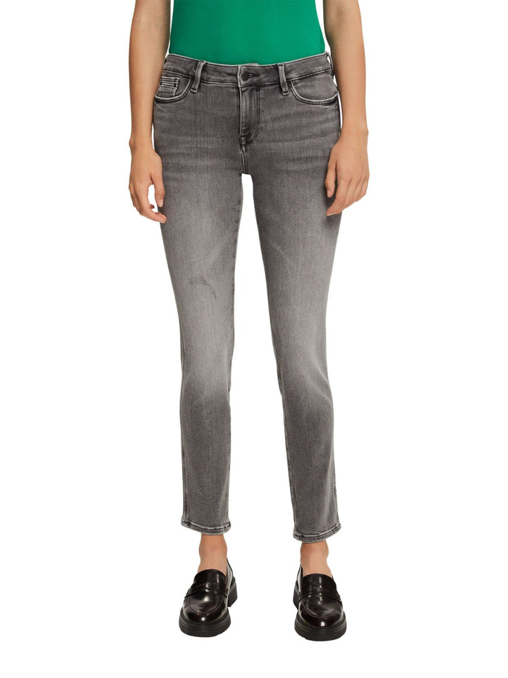 ESPRIT Damen Jeans 25W / 32L 922/Grey Medium Wash, 25W / 32L 922/Grey Medium Wash
