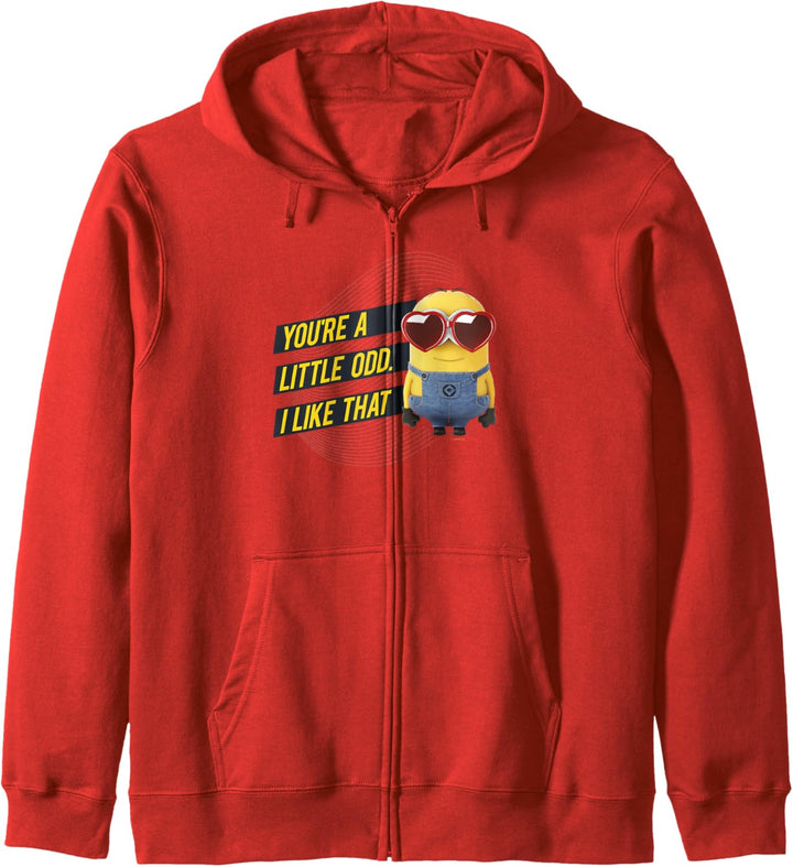 Minions Valentine's Day Dave You're A Little Odd I Like That Kapuzenjacke