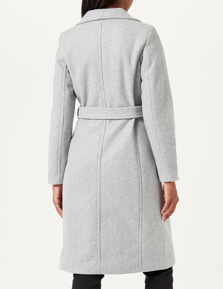 VERO MODA female Mantel VMPAULA Mantel XS Light Grey Melange, XS Light Grey Melange