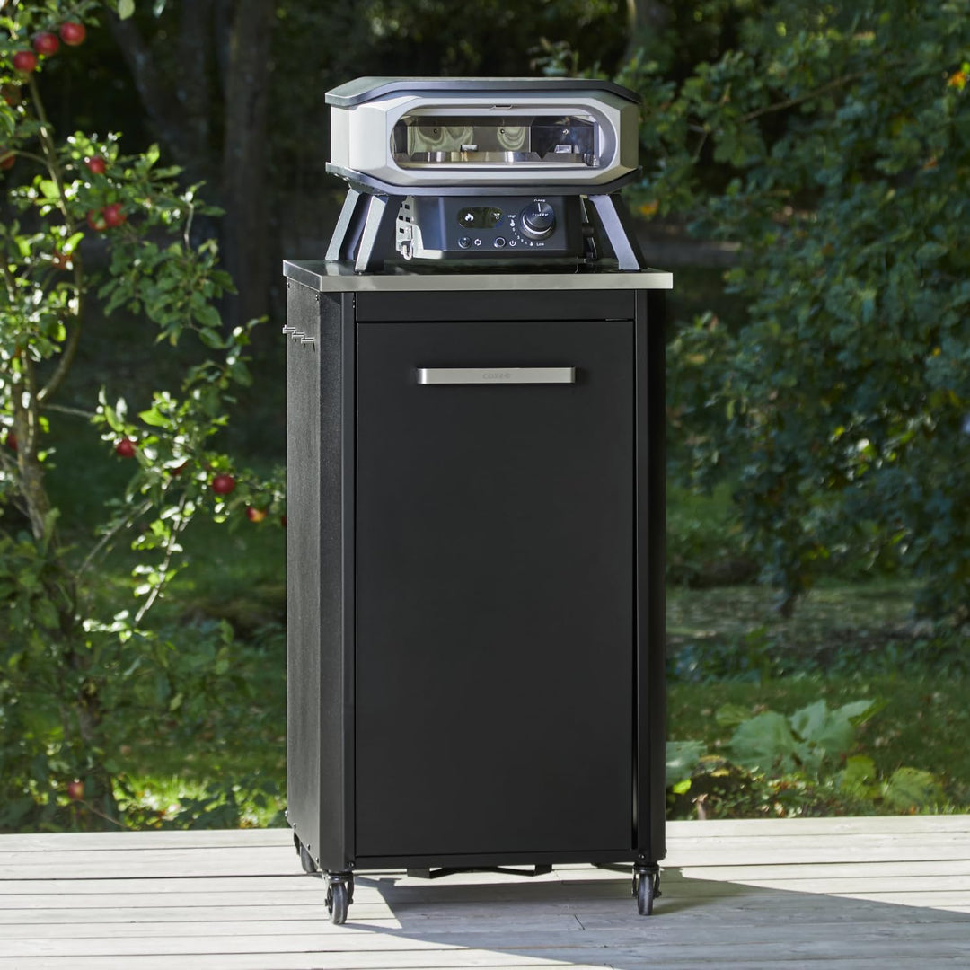 cozze® 13" PREMIUM ROTATE Pizzaofen Elektrisch mit Drehstein inkl. Regler und 2 m. Stecker – Perfekt