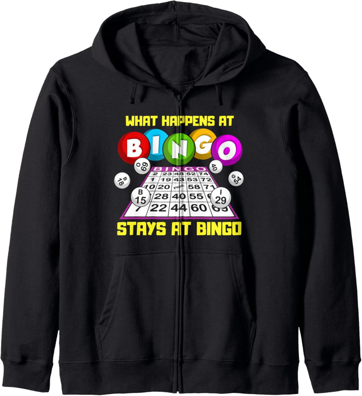 Was beim Bingo passiert, bleibt beim Bingo! Kapuzenjacke