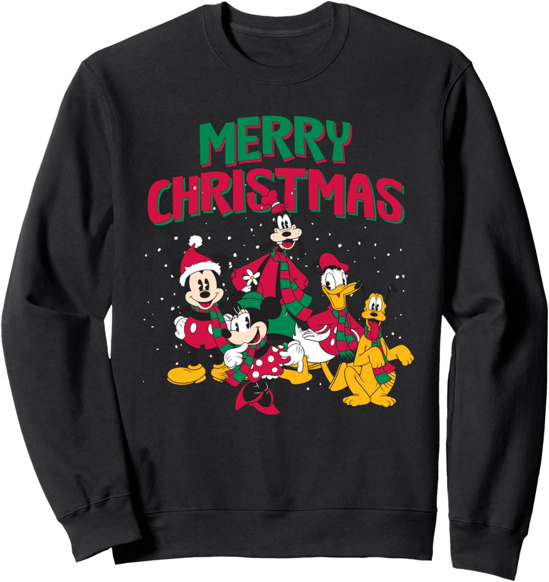 Weihnachten Mickey Mouse Merry Christmas Characters Sweatshirt