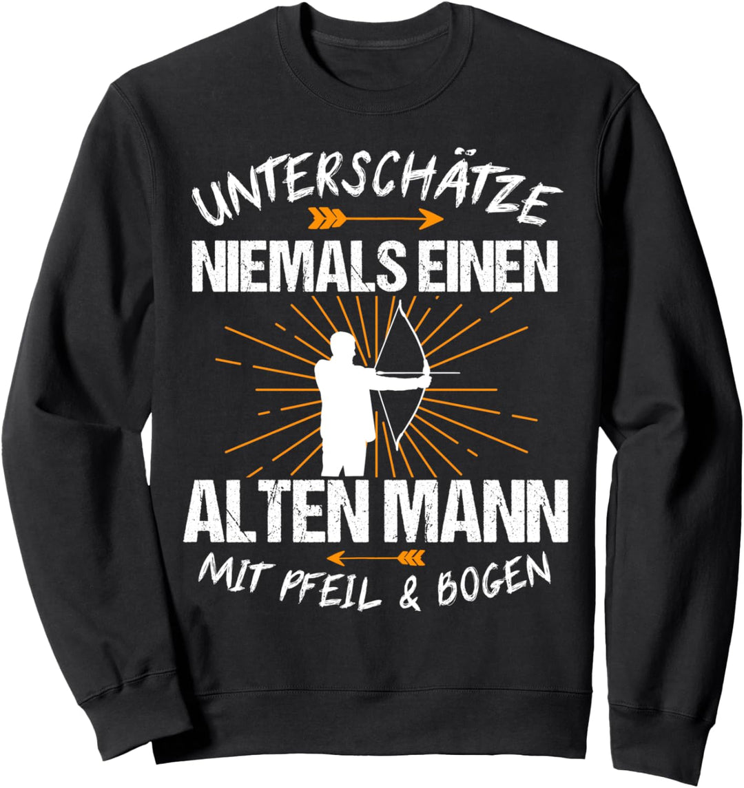Bogenschiessen Bogensport Bogenschütze Pfeil Geschenk Sweatshirt