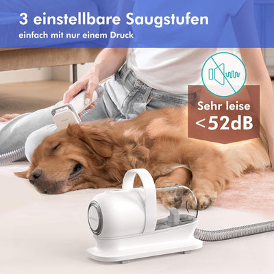 Neakasa P1 Pro Hundeschermaschine mit Staubsauger, leise Schermaschine Hund Katze, Profi Haustierpfl