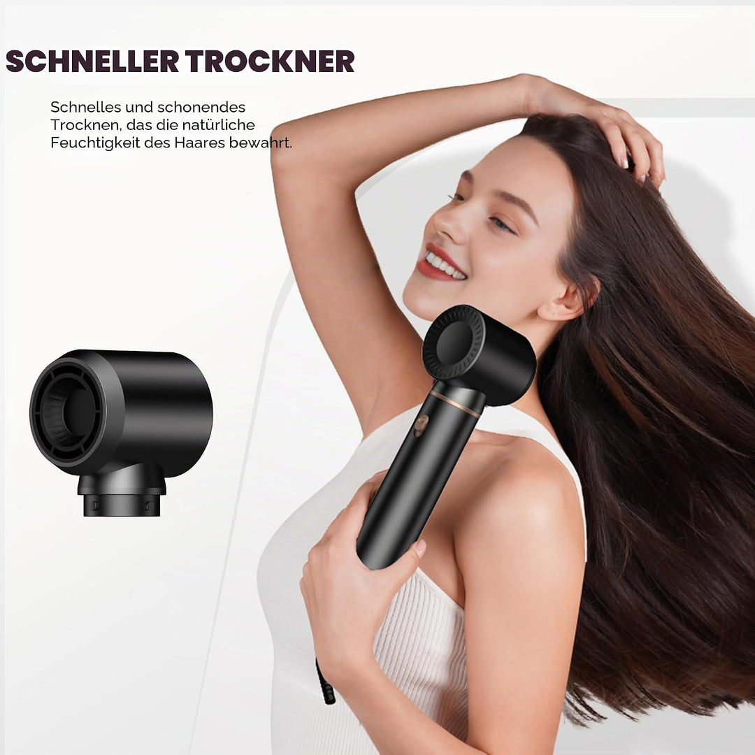 OKWRAP LCD Hairstyler 5 in 1 Haarstyler Airbrush, Hair Styler Set Mit Rundbürstenföhn Haarstyler War
