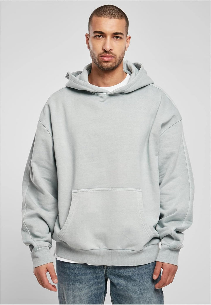 Urban Classics Herren Heavy Terry Garment Dye Hoody L Summerblue, L Summerblue