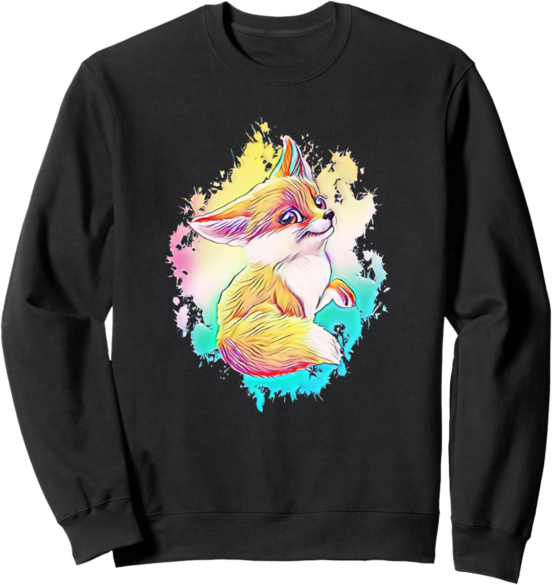 Fuchs Motiv schlaue Füchse Tiere Wald schlauer Fuchs Design Sweatshirt