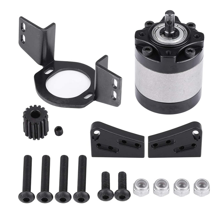RC Car Gearbox & Motor Mount, RC Crawler Getriebe Getriebegehäuse mit Getriebemotorhalterung für D90