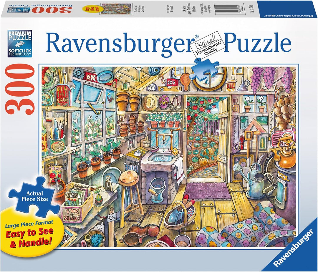 Ravensburger 13574 - Gemütlicher Geräteschuppe, 300 Teile Puzzle