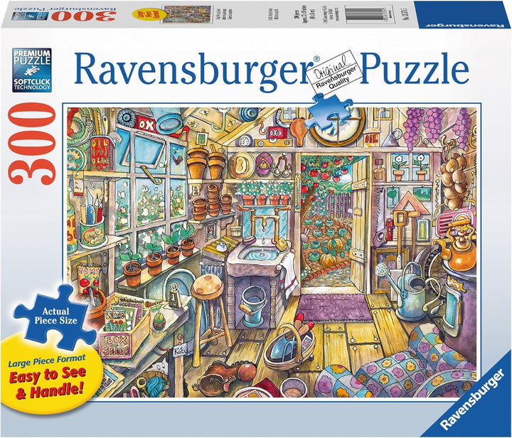 Ravensburger 13574 - Gemütlicher Geräteschuppe, 300 Teile Puzzle