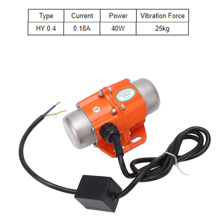 Asynchroner Vibrationsmotor, 220-V-Vibrationsmotor, Aluminiumlegierung, einstellbarer Exzenterwinkel