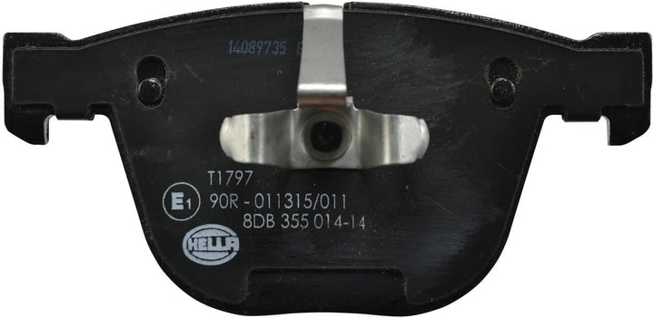 HELLA PAGID 8DB 355 014-141 Bremsbelagsatz - T1797 - Dicke/Stärke: 16.9mm - Bremssystem: Teves - für