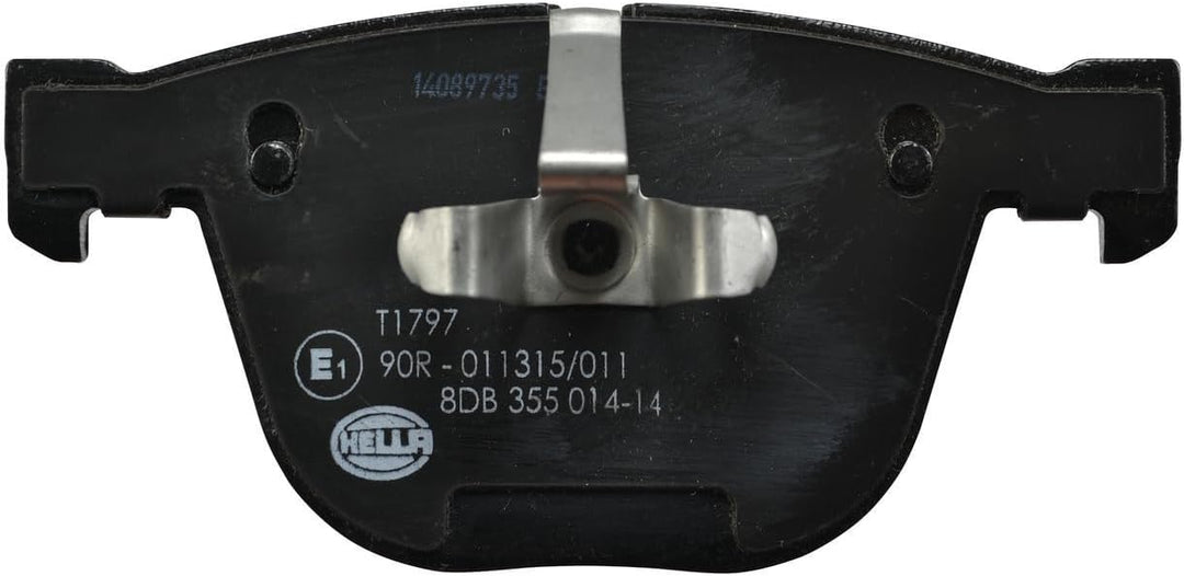HELLA PAGID 8DB 355 014-141 Bremsbelagsatz - T1797 - Dicke/Stärke: 16.9mm - Bremssystem: Teves - für