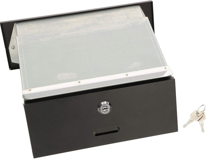 KOTARBAU Mauerdurchwurf Briefkasten mit regulierbarer Tiefe 160 – 295 mm Einbaubriefkasten Durchwurf