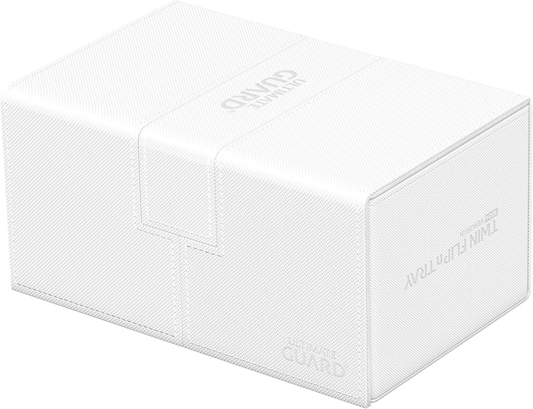 Ultimate Guard Twin Flip`n`Tray 160+ XenoSkin Monocolor Weiss, Weiss