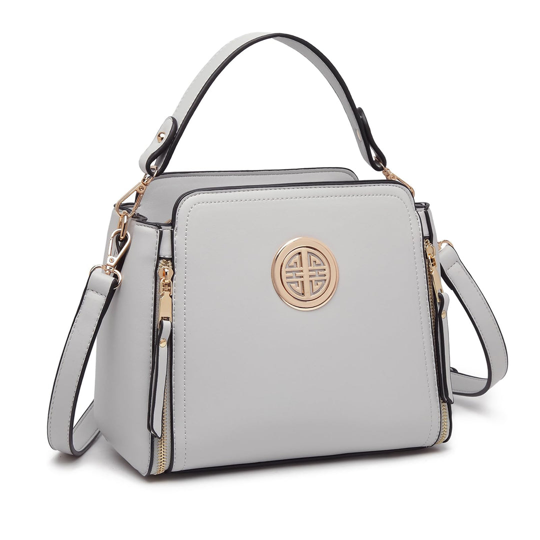 Miss Lulu Umhängetasche Damen Schultertasche Handtasche Crossbody Taschen Henkeltasche Mädchen PU Le