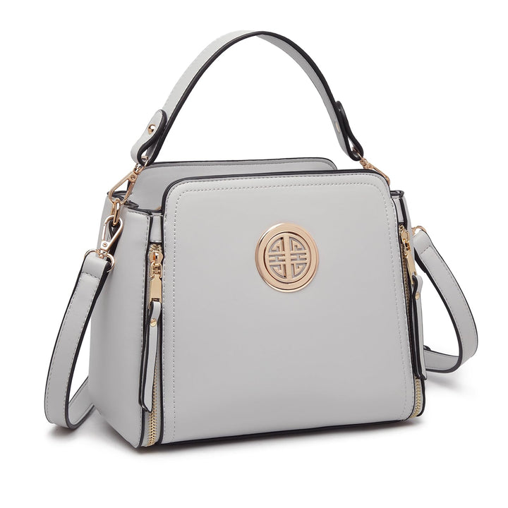 Miss Lulu Umhängetasche Damen Schultertasche Handtasche Crossbody Taschen Henkeltasche Mädchen PU Le