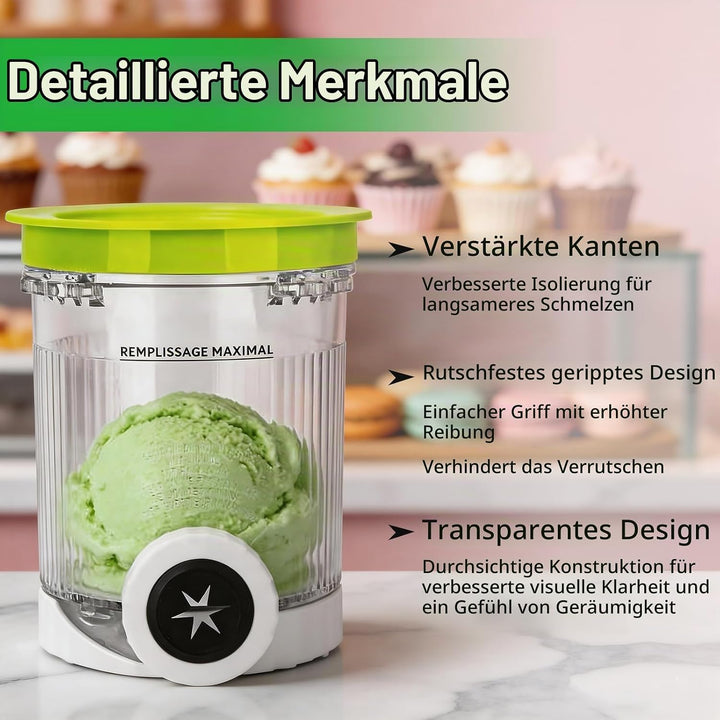 Ersatzbehälter Kompatibel mit Ninja Swirl Creami NC700 NC701 Serien,Behälter für Ninja Creami Eismas