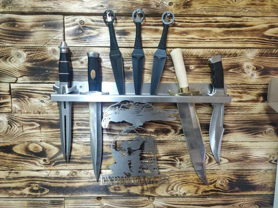 Generisch The Expendables Messerwandhalter Edelstahl ohne Messer