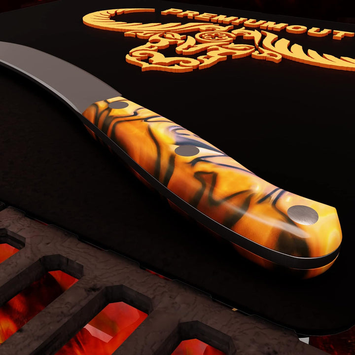 Giesser seit 1776 - Made in Germany - Spickmesser 10 cm Spicy Orange, PremiumCut Office No 1, Office