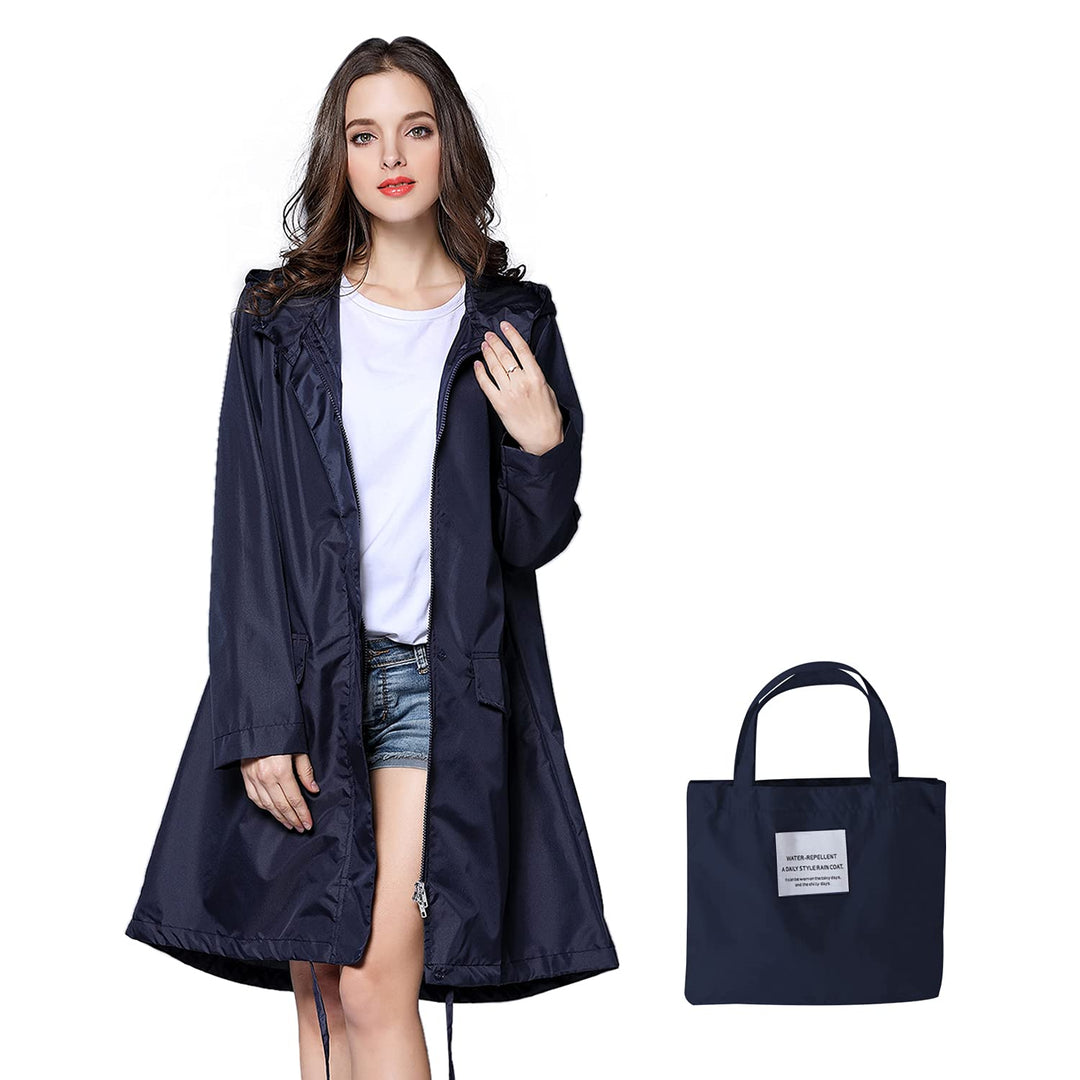 Freiesoldaten Damen Wasserdicht Regenjacke Draussen Winddicht Leicht Poncho Schnelltrocknend Regenma