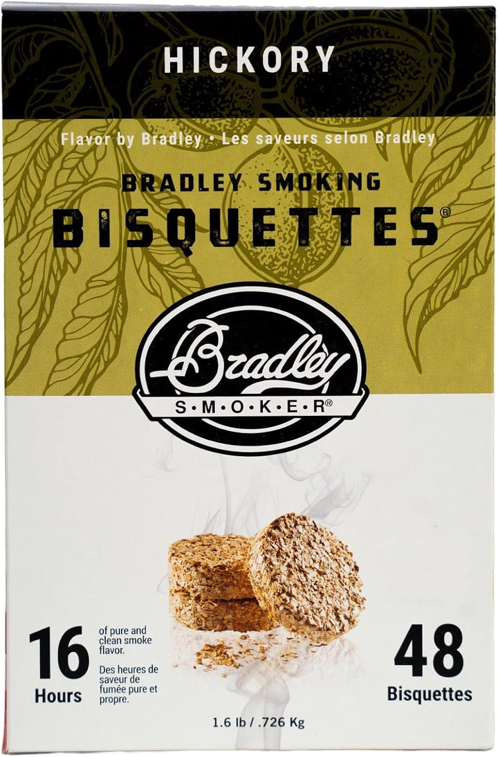 Bradley Smoker BTHC48 Hickory Bisquetten 48 Pack 48-Pack Hickory Räucherofen, 48-Pack Hickory Räuche