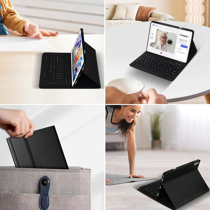 KTOITION Hülle mit Tastatur für Lenovo Tab P11 (2nd Gen) 11.5 Zoll TB350FU/TB350XU - (Deutsches) Tas
