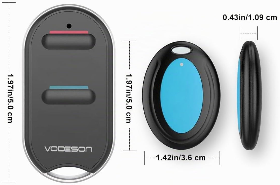 VODESON Wireless Key Finder RF Kabelloser Sachenfinder Schlüsselfinder Schlüsselanhänger Wallet Loca