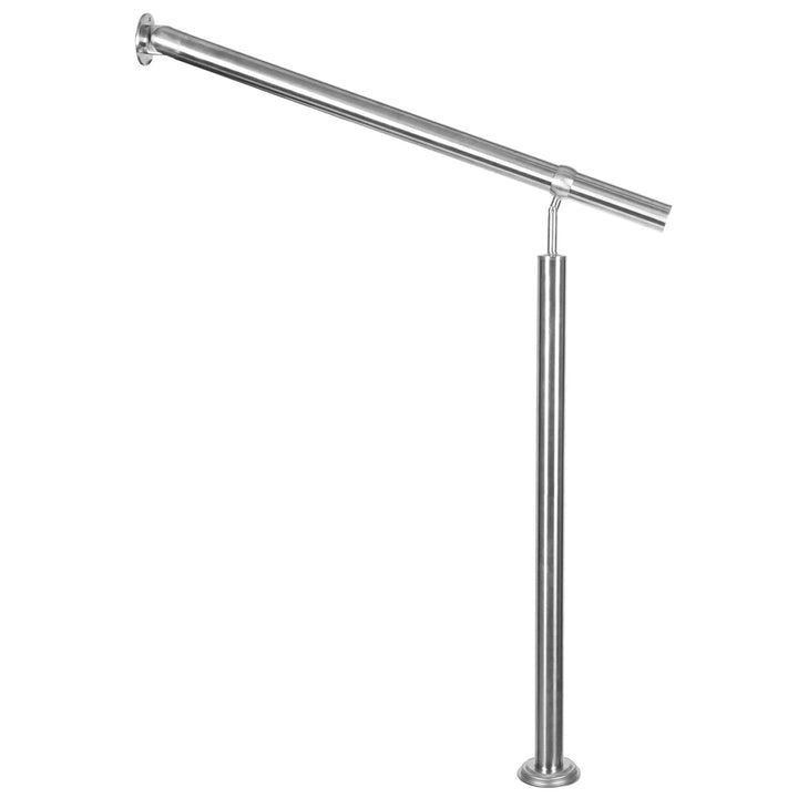Edelstahl Handlauf Treppengeländer Geländer für Treppe Treppen mit Wandhalter seitliche Montage Wand