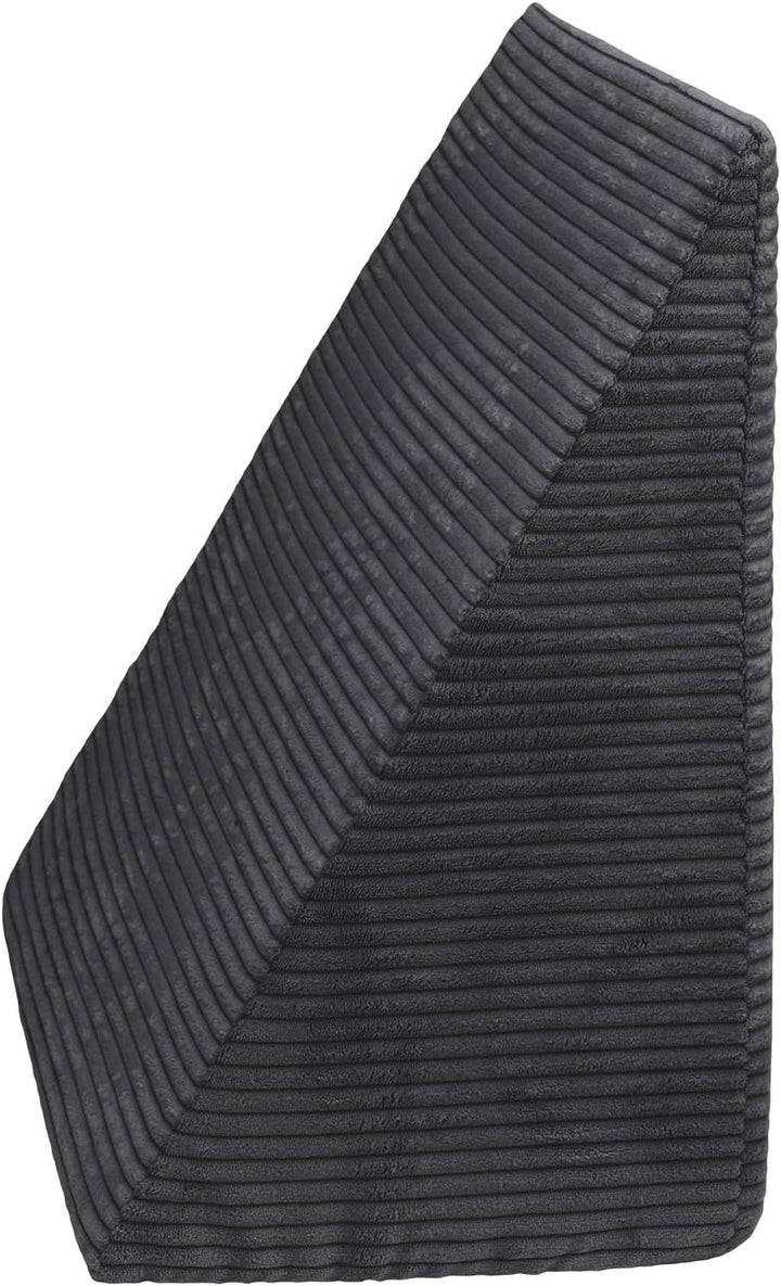 Selfitex Breitcord Keilkissen 60x50x30 cm, Made in Germany, bequemes Lesekissen, Rückenkissen, ergon