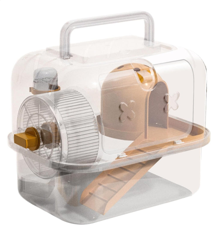 Hamster Transport Käfig, Hamsterreise-Transporter – Entlüftungsauslass für kleine Haustiere | Tragba