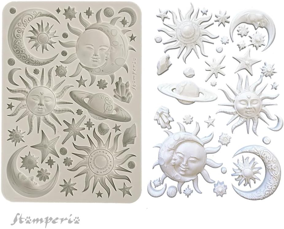 Stamperia - Silicon Mould A5 for Scrapbooking, Bullet Journals and More, Non-Stick, Suitable for Air