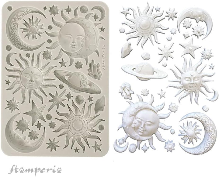 Stamperia - Silicon Mould A5 for Scrapbooking, Bullet Journals and More, Non-Stick, Suitable for Air