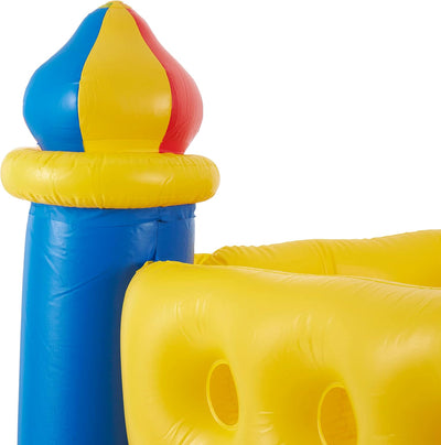 Intex 48259NP Jump-O-Lene Castle Bouncer - Aufblasbare Hüpfburg - 175 x 175 x 135 cm, Rot/Blau/Gelb