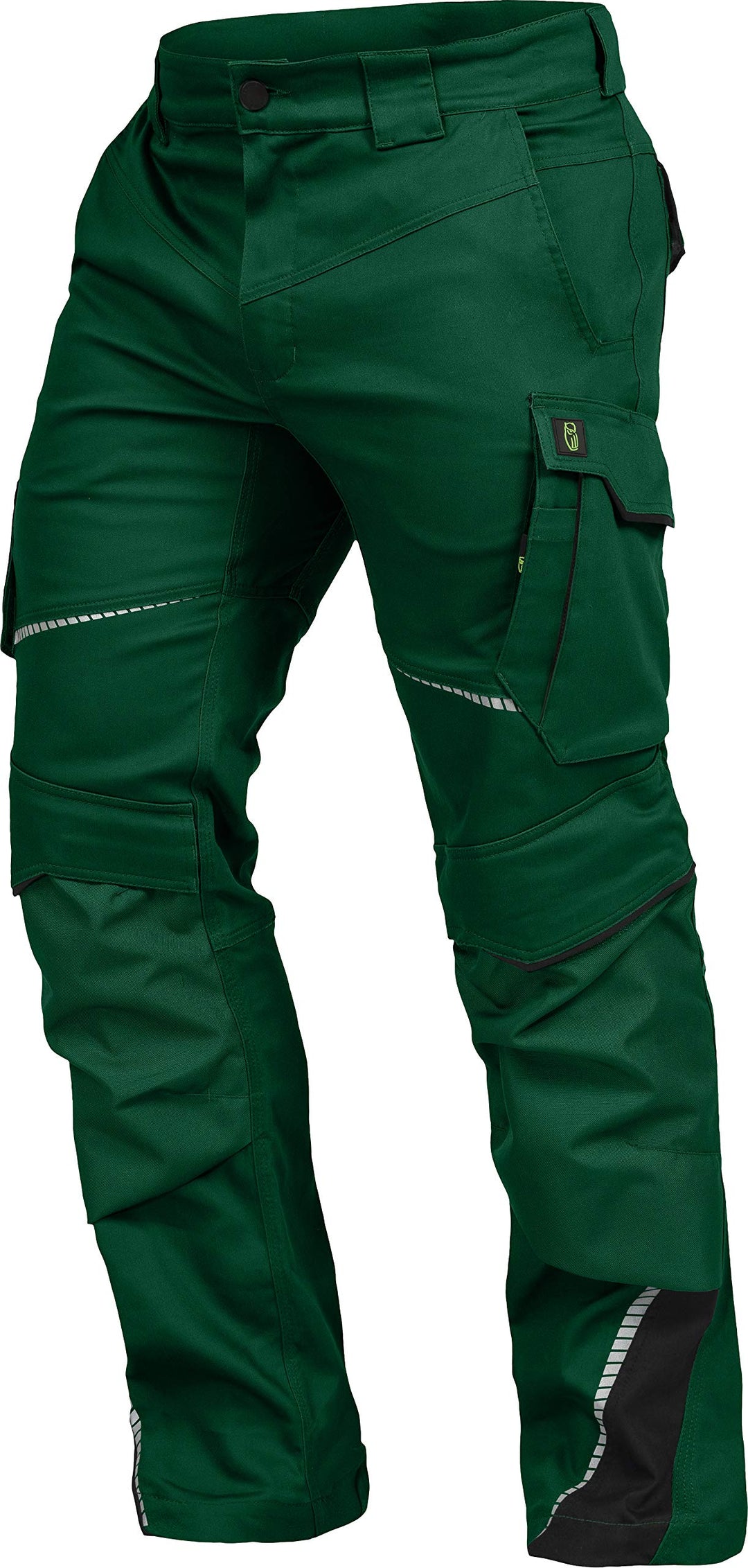 Leib Wächter Flex-Line Workwear Bundhose Arbeitshose mit Spandex (grün/schwarz, 54)