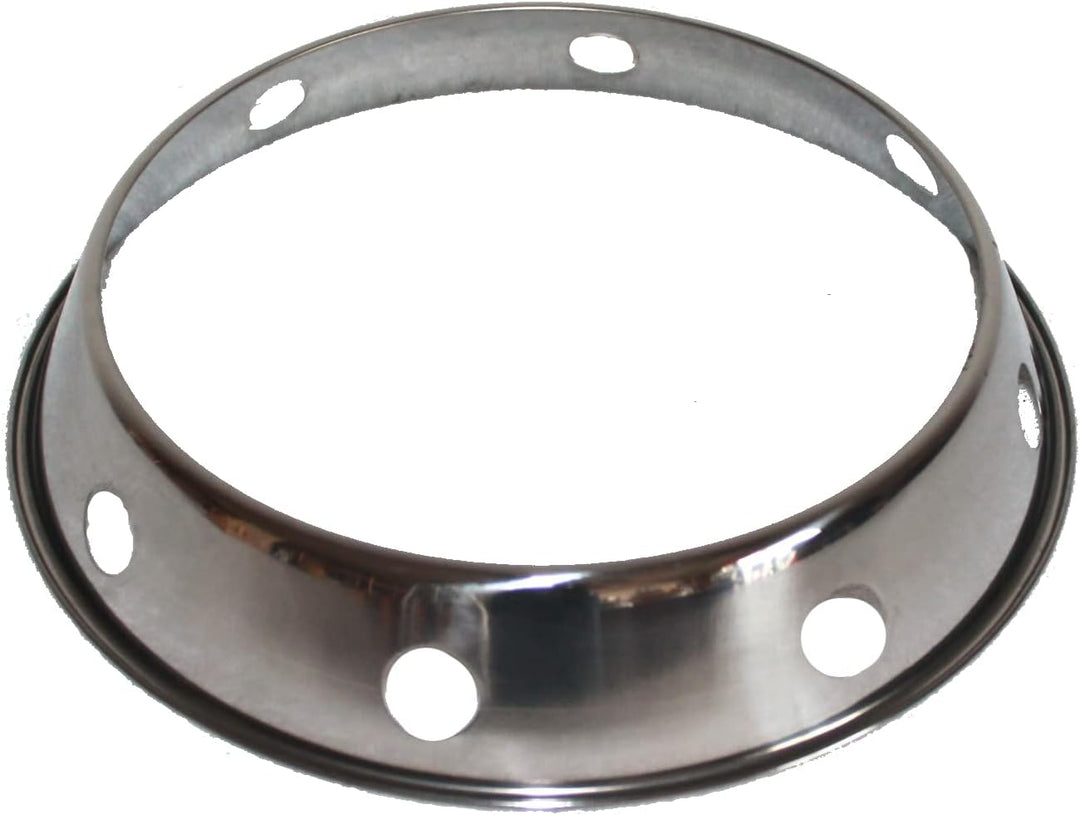 WOK SET, Pfanne 40 cm Ø runder Boden Carbon Stahl für Gasherd und Induktion Mulde + Wok Ring zum Abs