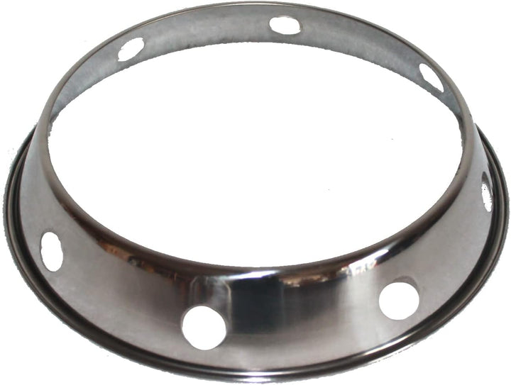 WOK SET, Pfanne 40 cm Ø runder Boden Carbon Stahl für Gasherd und Induktion Mulde + Wok Ring zum Abs