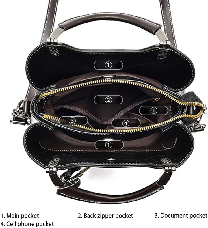 BUKESIYI Damen Tasche Umhängetasche Handtasche Frauen Klein Schultertasche Weekender Lack PU Leder C