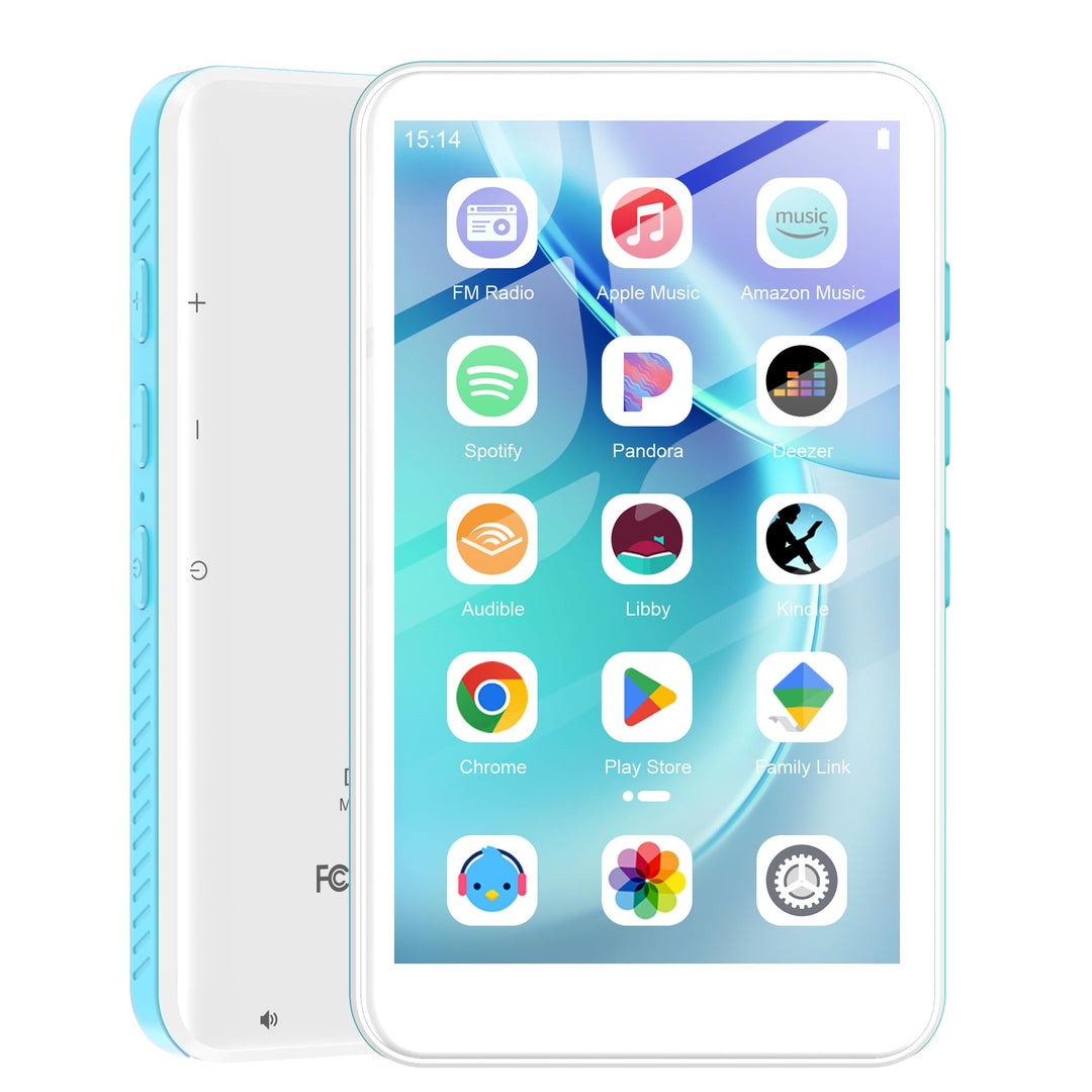 SWOFY 32GB MP3 Player mit Bluetooth und WLAN，D08 Android 13 MP3 Player, 4 Zoll Touchscreen, Bluetoot