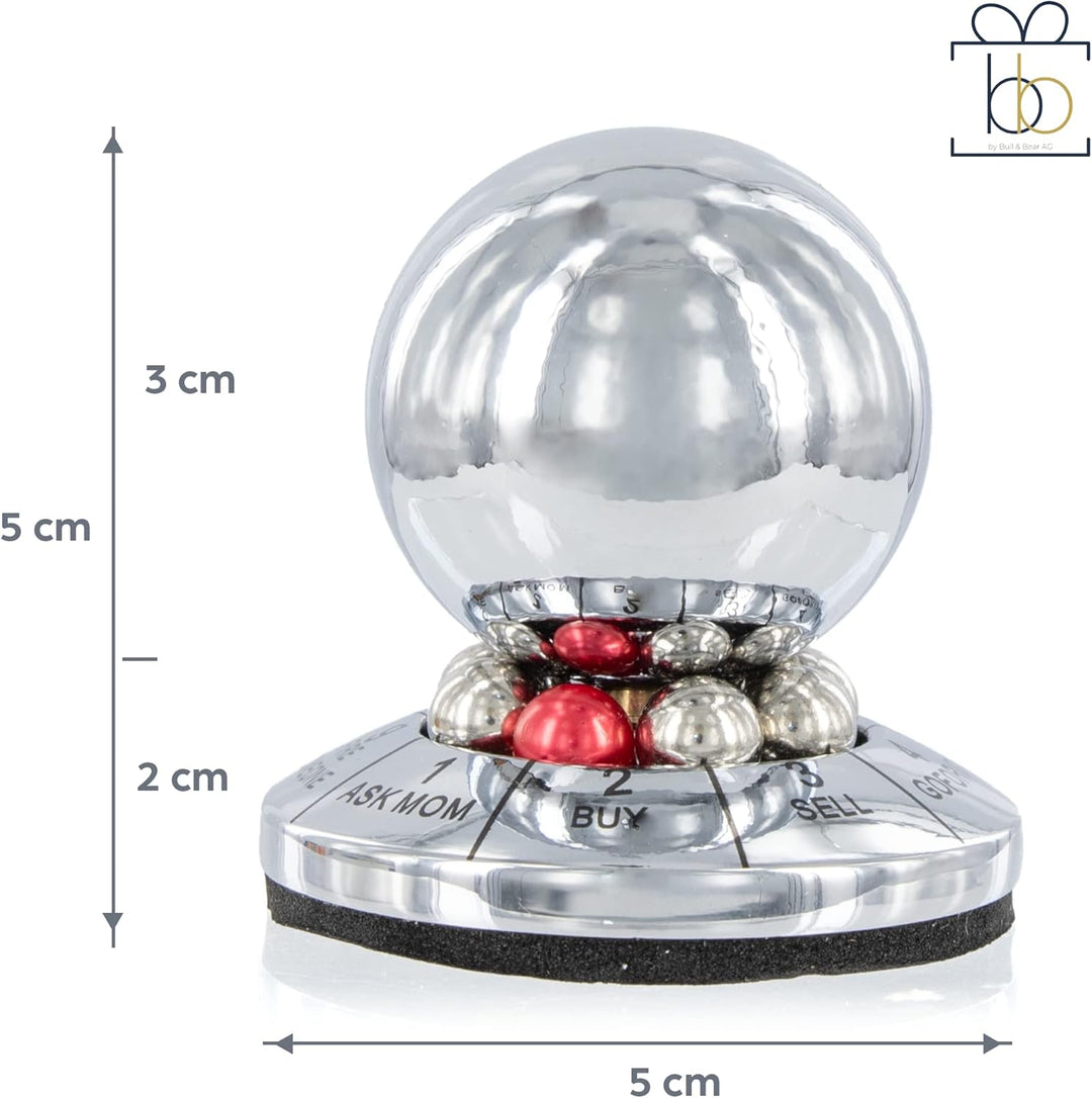 Bull & Bear Entscheidungskugel Decision Maker, Entscheidungshelfer 5 x 5,2 cm, witziger Entscheidung