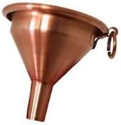 CopperGarden Trichter aus blankem Kupfer I Einfülltrichter 7 cm Durchmesser I Kupfertrichter zum Ein