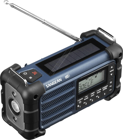 Sangean MMR-99 Outdoorradio DAB+, DAB, UKW Notfallradio, Bluetooth® Solarpanel, spritzwassergeschü m